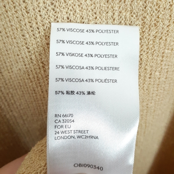 NWOT Free People Beach Maxi Dress SP Yellow Short Sleeve 929 - Picture 5 of 5